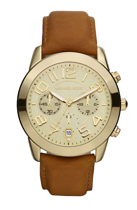 michael kors watches lather belt